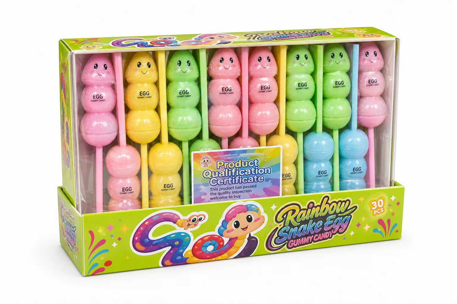 Colorful Snake Egg Candy