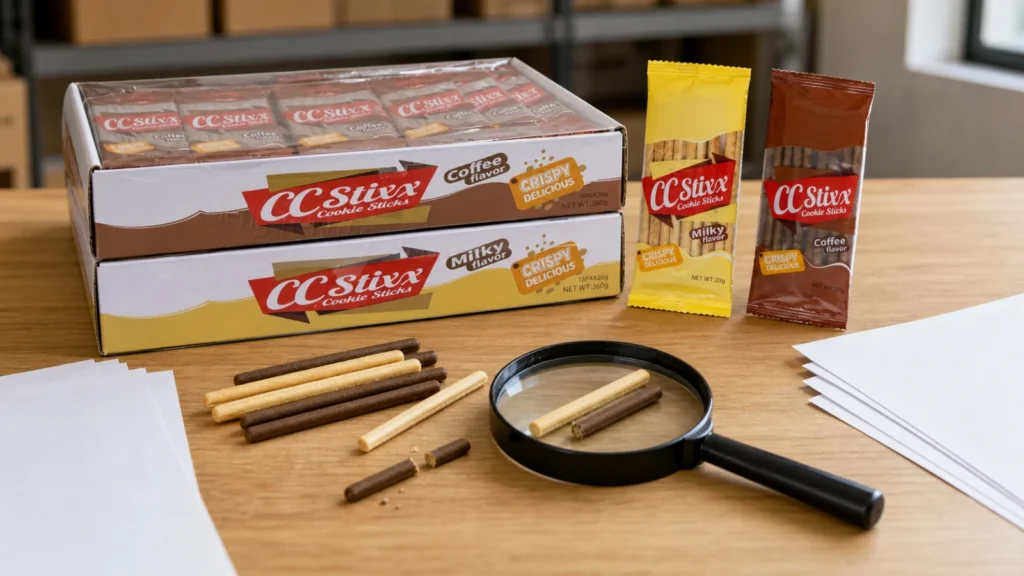 Biscuit Stick Candy RFQ: Allergen and Breakage Checks