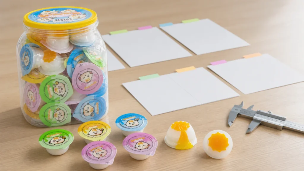 Candy Sample Comparison Sheet: Record Every Revision