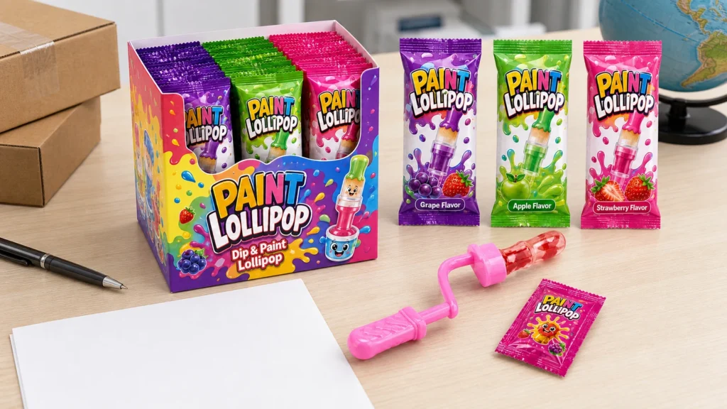 Candy Sample Shipment: Lock 10 Customs Invoice Fields