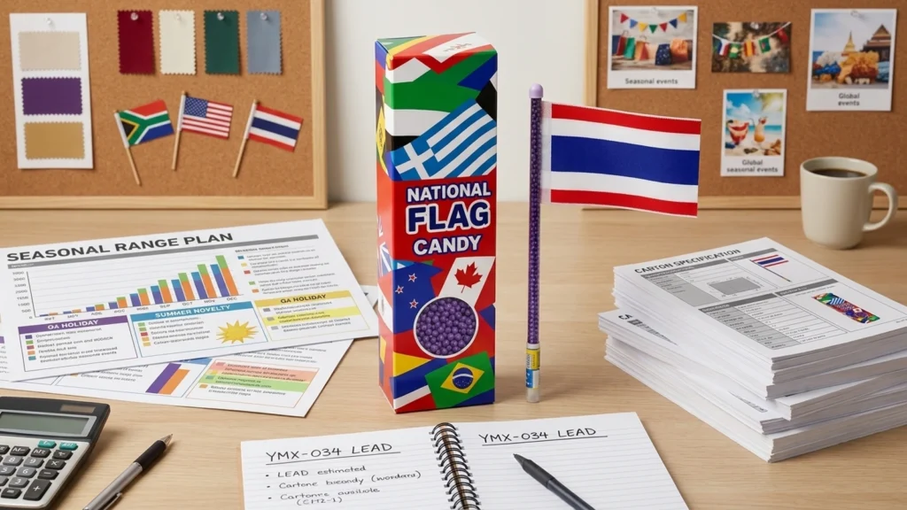 When Should YMX-034 Lead a Seasonal Novelty Candy Offer?